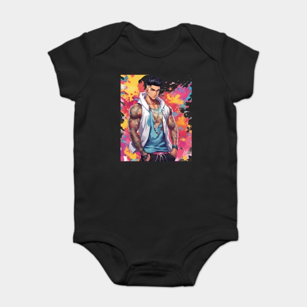bad guy Baby Bodysuit by animegirlnft